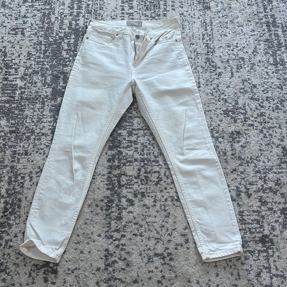 Everlane White Skinny Jeans